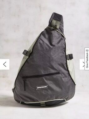 iets frans... Grey One Shoulder Utility Backpack urban outfiters